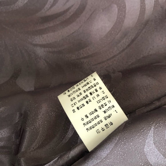 American Legend Genuine Blue Iris Mink Jacket Coat Small - Picture 11 of 12